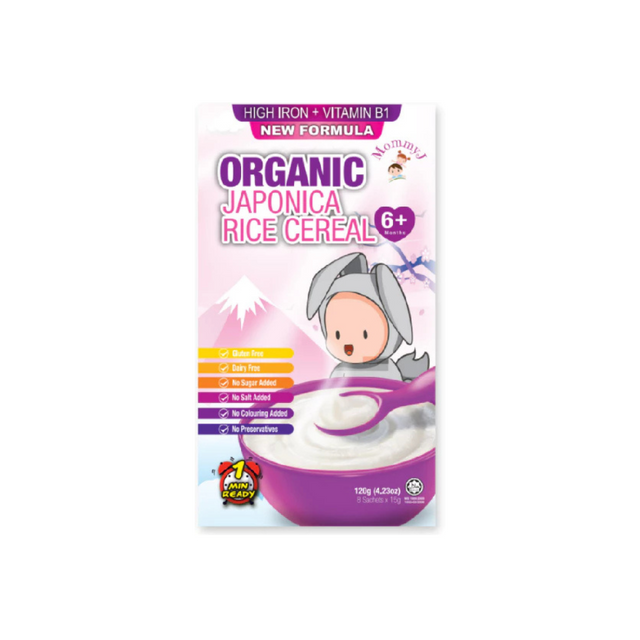 MommyJ Baby Organic Rice Cereal