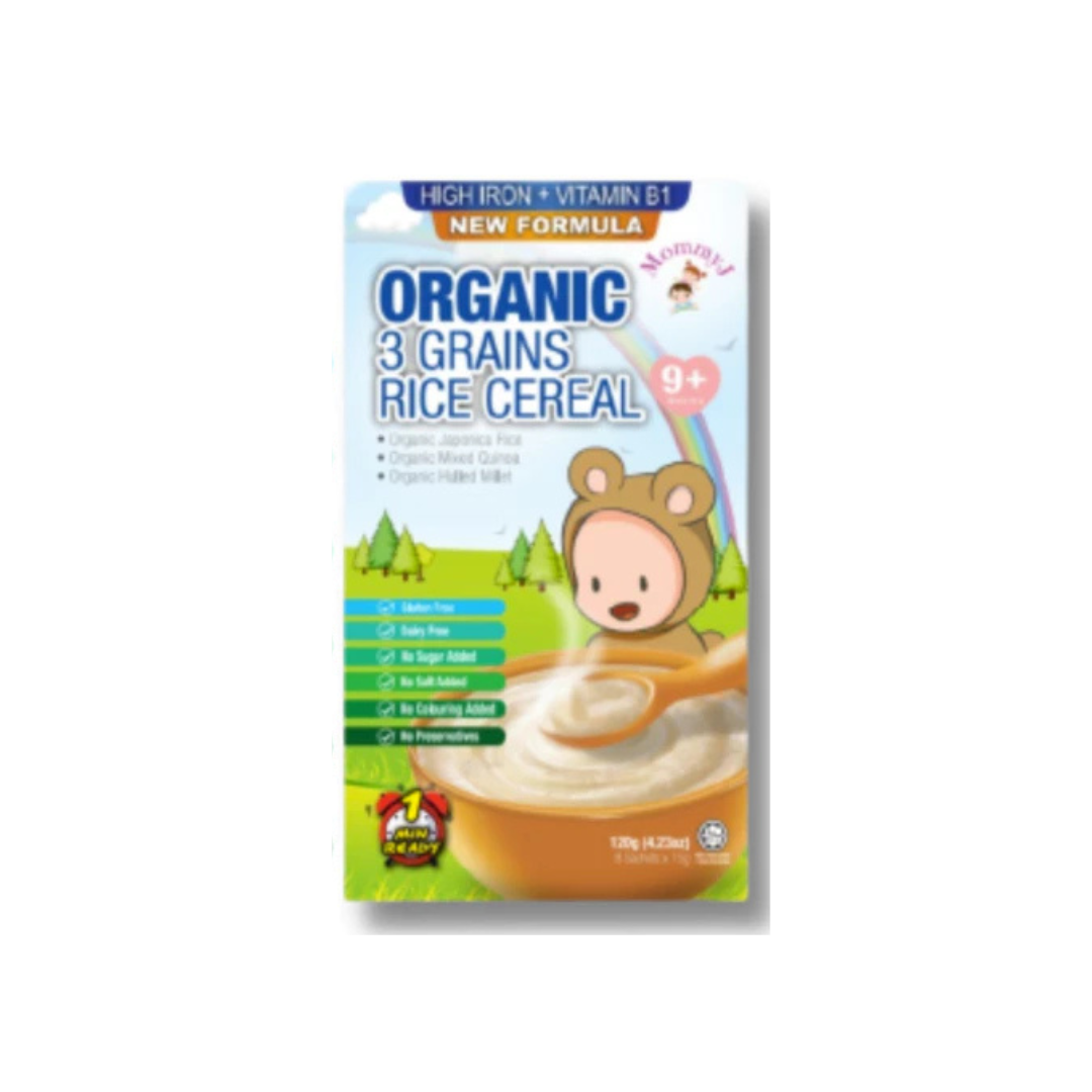 MommyJ Baby Organic Rice Cereal