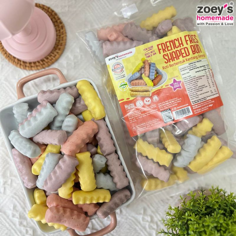 Zoey French Fries Shaped Bun (Low Sugar)