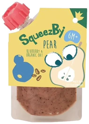 Pear, Blueberries & Oats