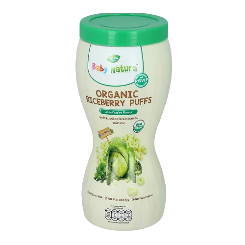 Baby Natura Organic Riceberry Puffs