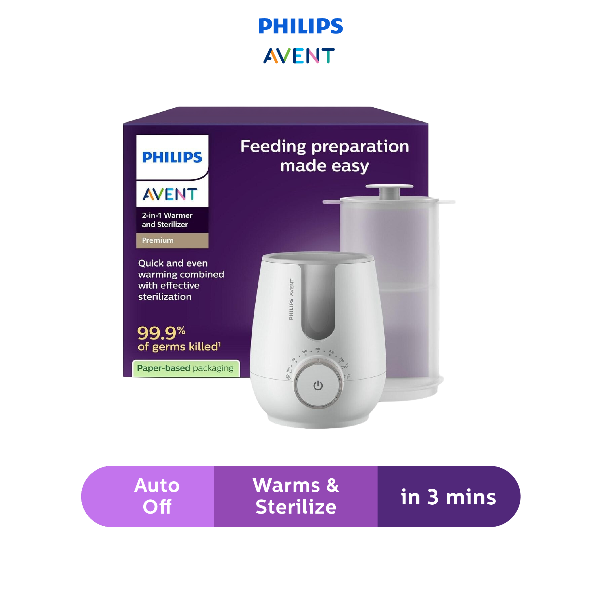 Philips Avent 2-in-1 Warmer and Sterilizer