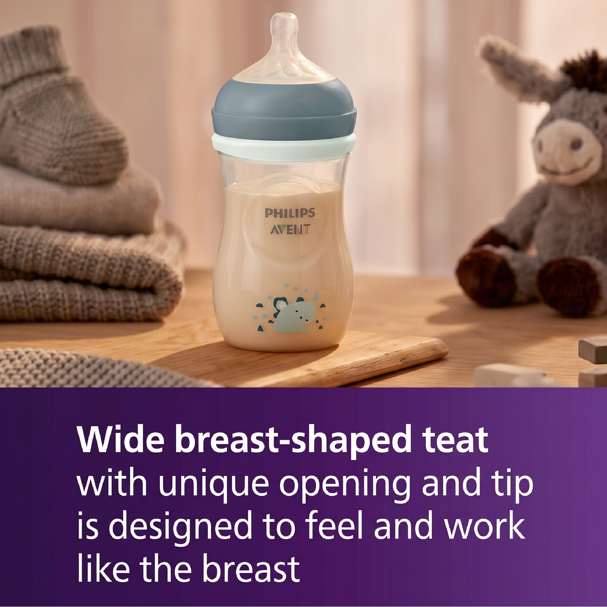 PHILIPS AVENT BOTTLE NATURAL RESPONSE NIGHTTIME 260ML/9OZ