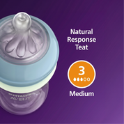 PHILIPS AVENT BOTTLE NATURAL RESPONSE NIGHTTIME 260ML/9OZ