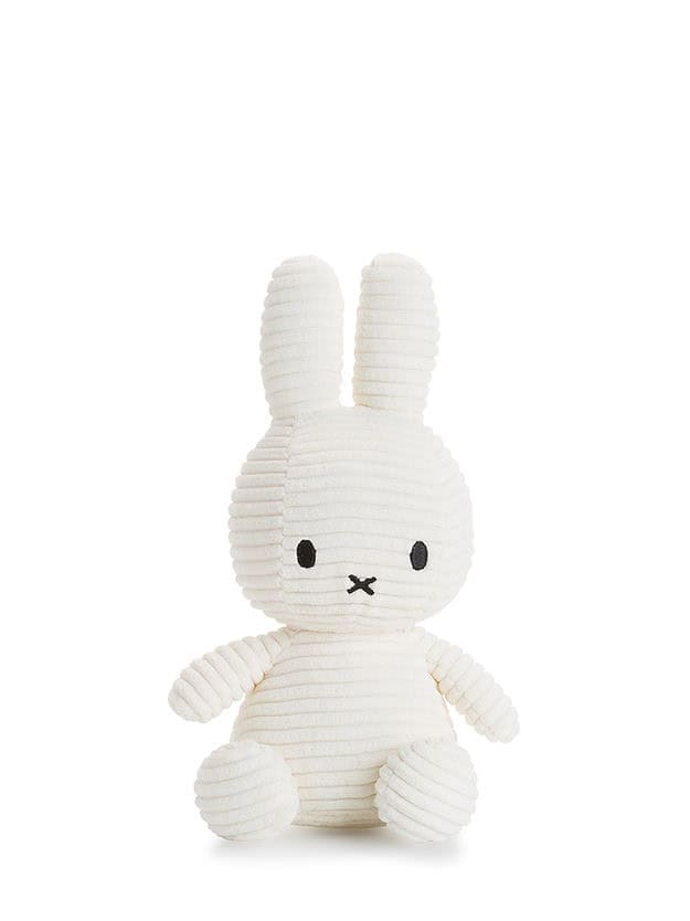 MIFFY SITTING 33CM CORDUROY OFF-WHITE