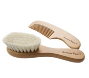 Akarana Baby Goat Wool Baby Hairbrush Set