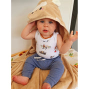Akarana Microfiber Coral Fleece Hooded Towel