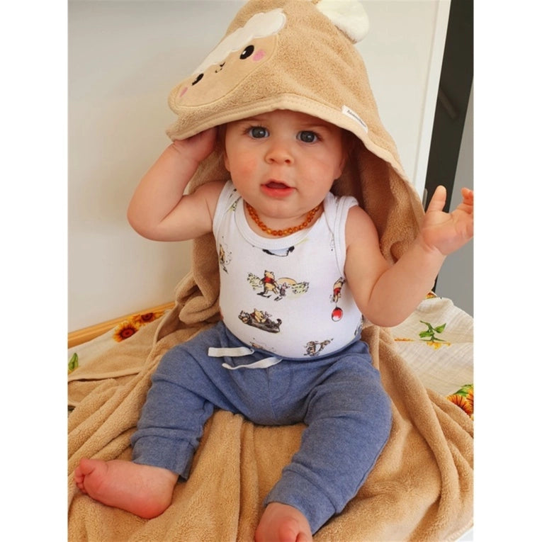 Akarana Microfiber Coral Fleece Hooded Towel