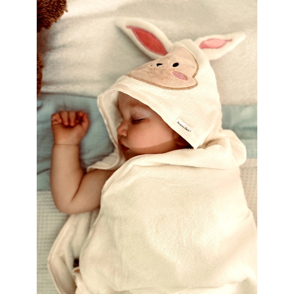 Akarana Microfiber Coral Fleece Hooded Towel