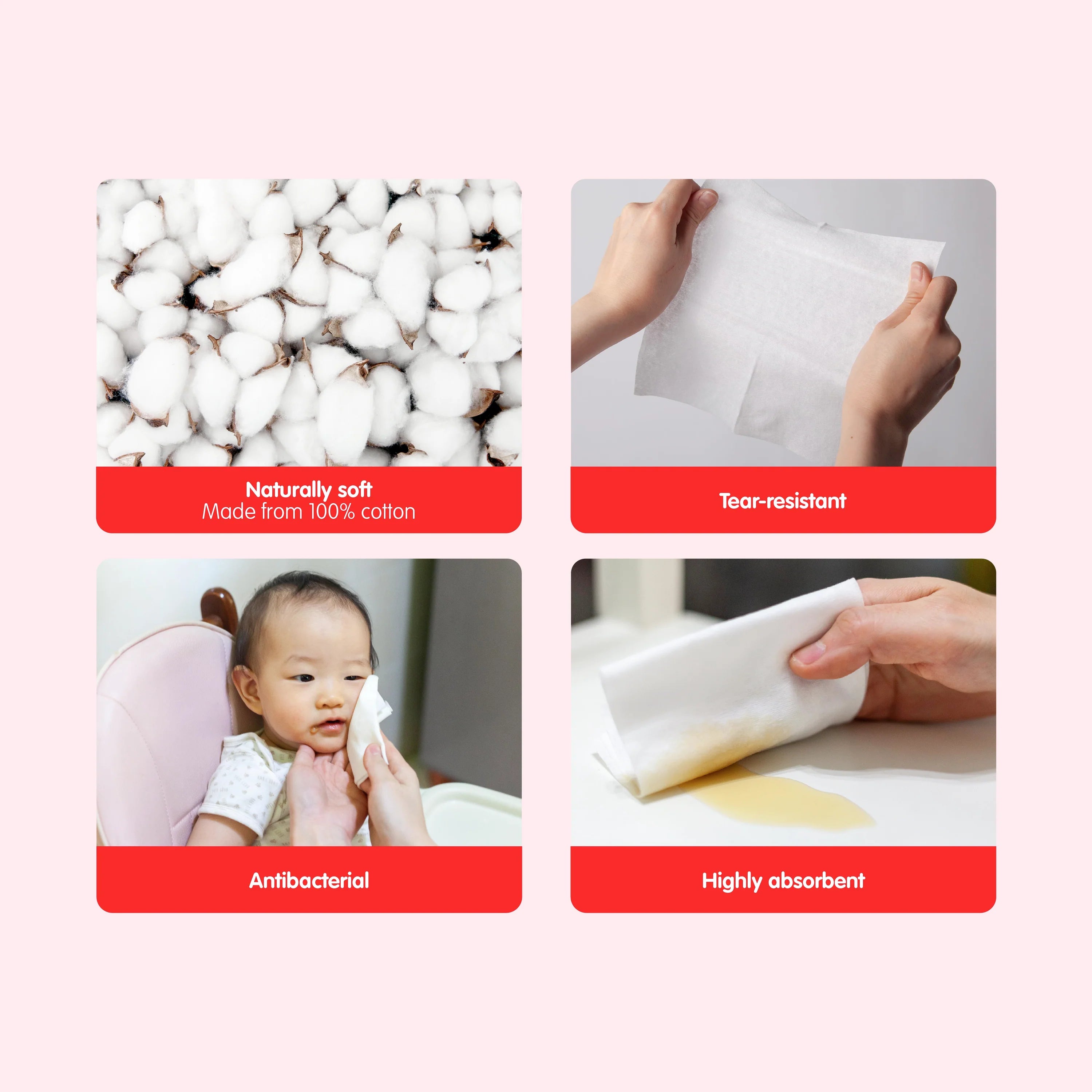 Antibacterial Cotton Sheet 80 pcs
