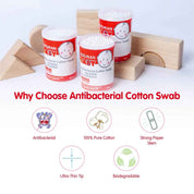 Antibacterial Cotton Swab 180 pcs