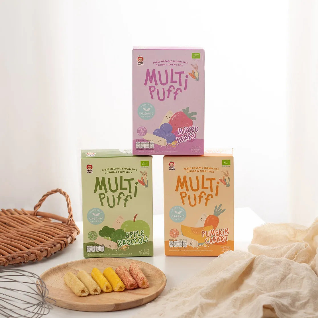 APPLE MNKY ORG MULTI PUFF
