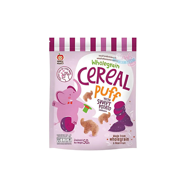 APPLE MNKY WGRAIN CRL PUFF
