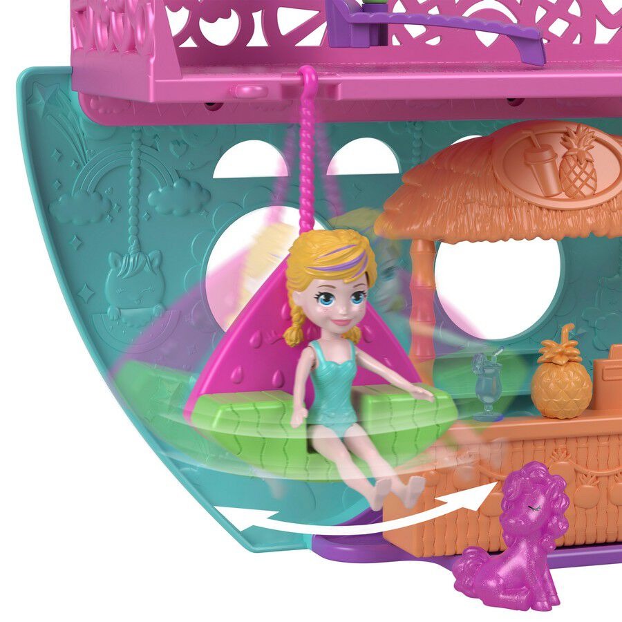 FP PP 3" Unicorn Boat Playset
