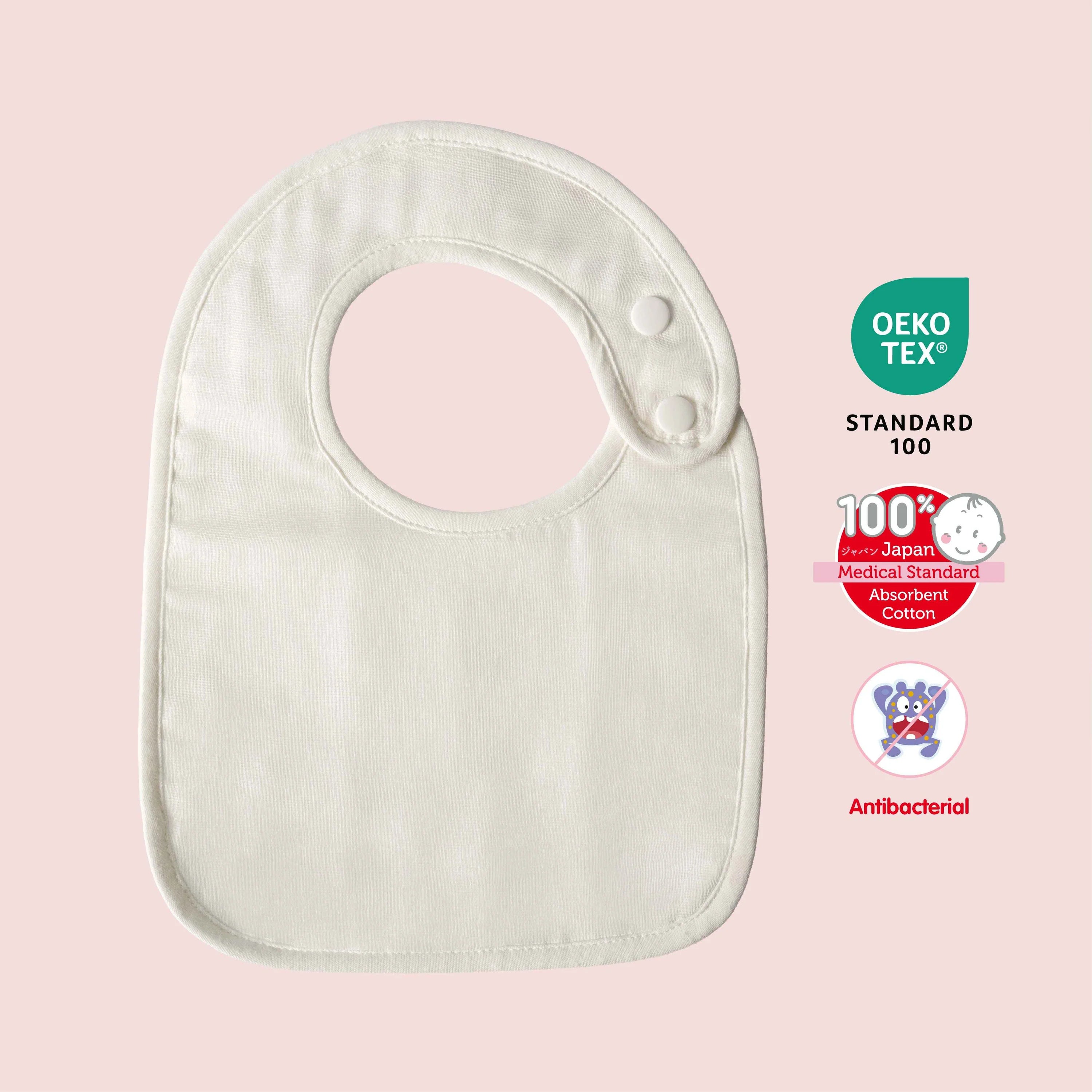 Gauze Drooling Bib 2 pcs