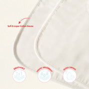 Gauze Drooling Bib 2 pcs