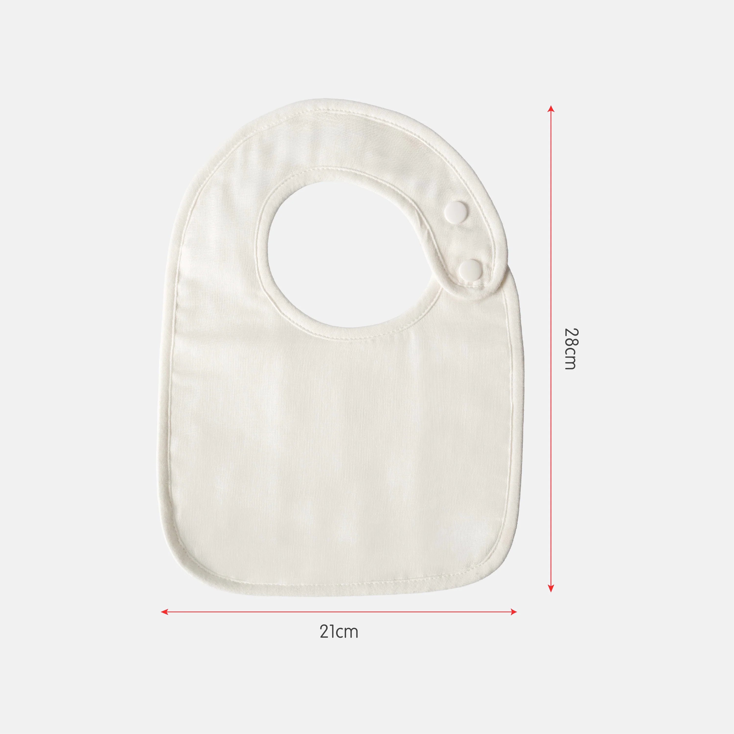 Gauze Drooling Bib 2 pcs