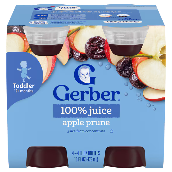 Gerber 100% Apple Prune Juice 473ml