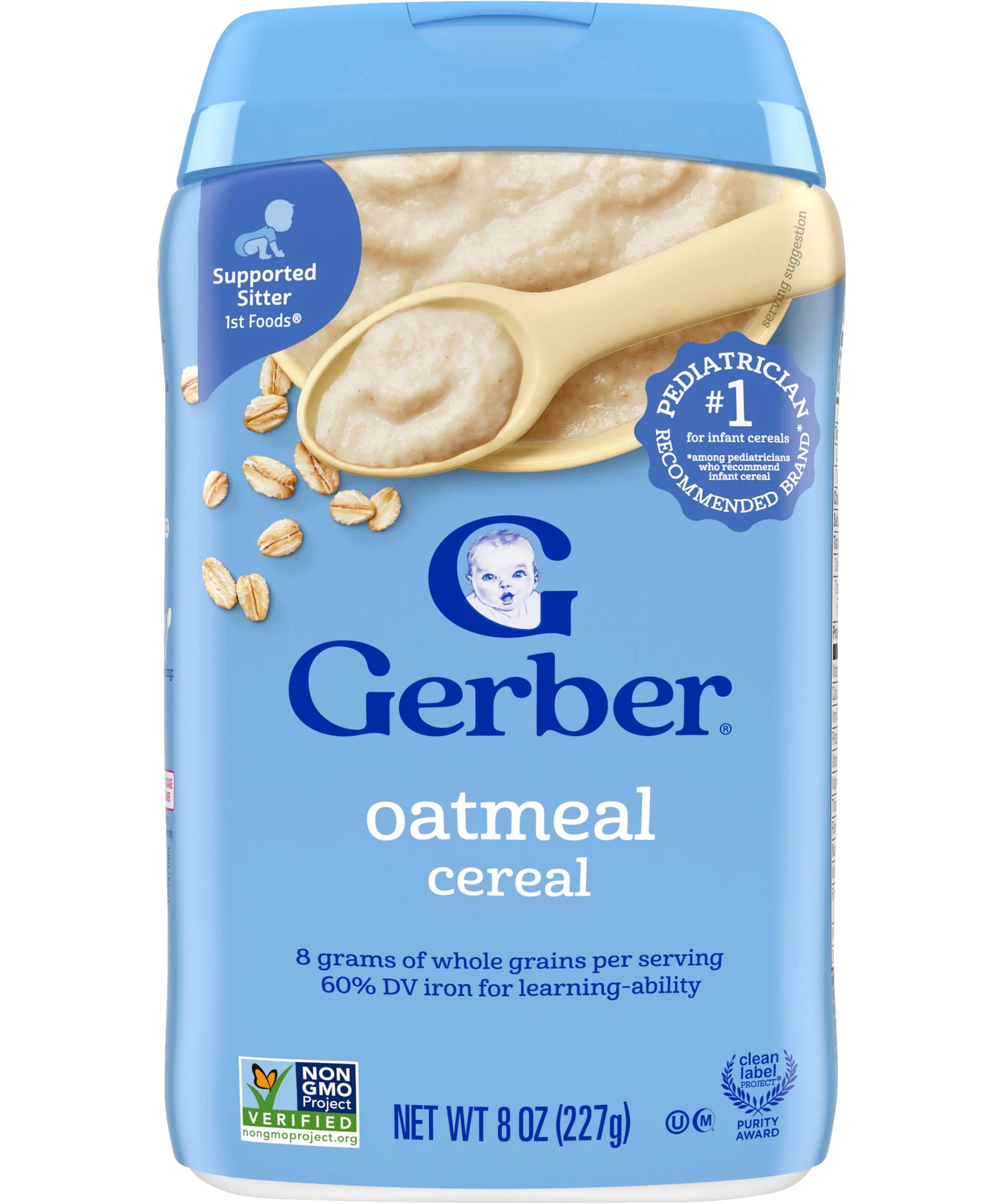 Gerber 1st Foods Oatmeal Single Grain Cereal 227g