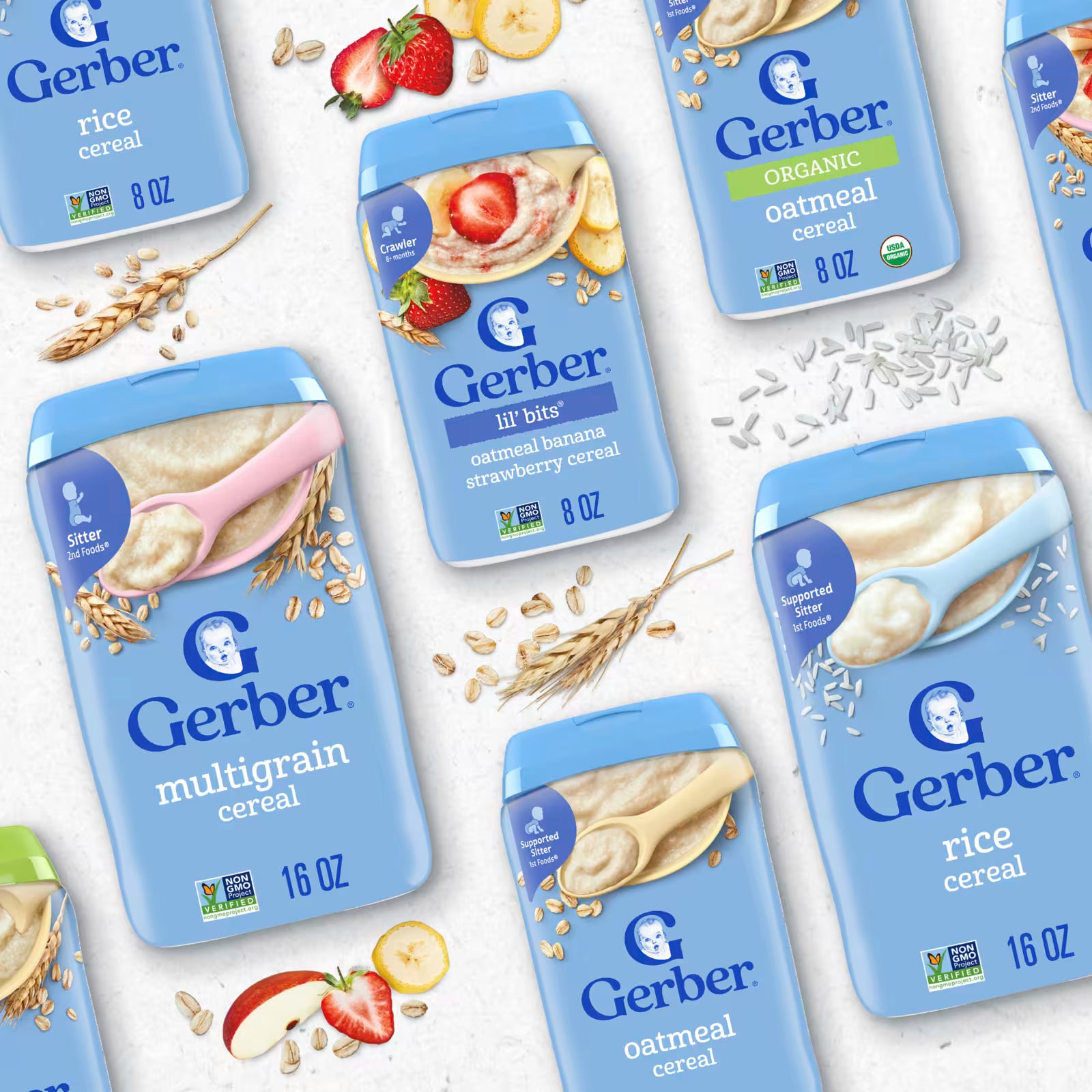 Gerber 1st Foods Oatmeal Single Grain Cereal 454g