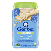 Gerber 1st Foods Organic Oatmeal Single Grain Cereal 227g
