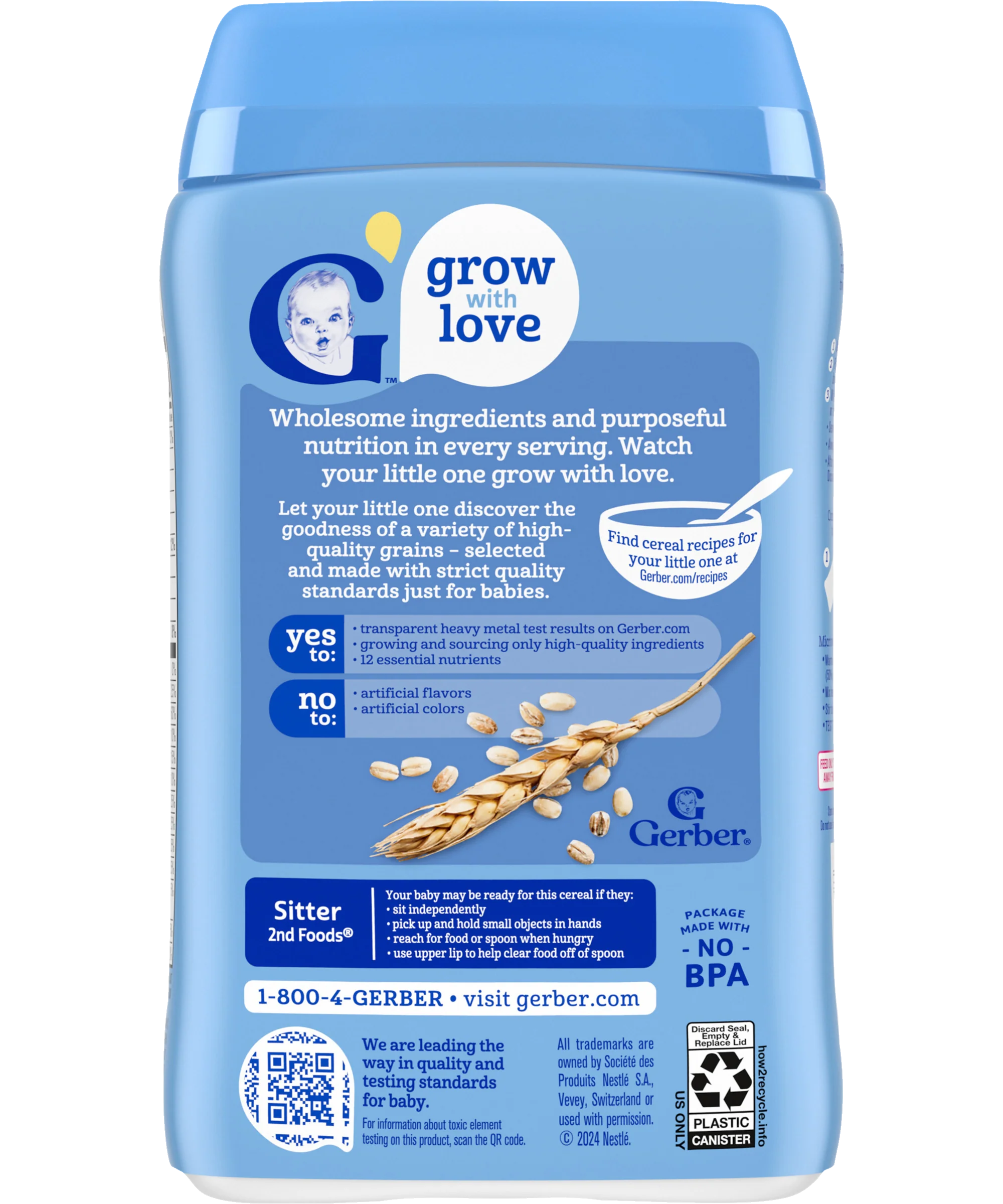Gerber 2nd Foods MultiGrain Cereal 227g