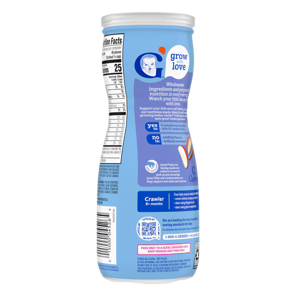 Gerber Apple Cinnamon Puffs 42g