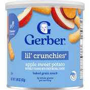 Gerber Apple Sweet Potato Lil’ Crunchies 42g