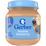 Gerber Banana Blueberry Glass Jar 113g