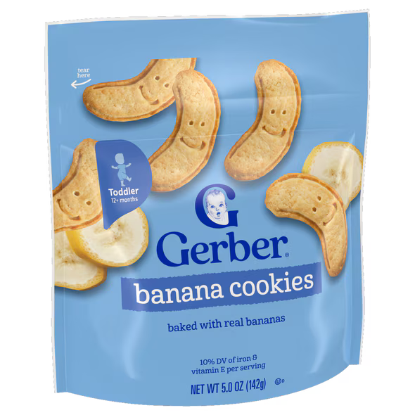 Gerber Banana Cookies 142g