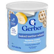 Gerber Banana Cream Teether Wheels 42g