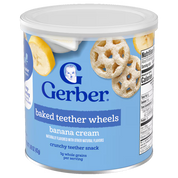 Gerber Banana Cream Teether Wheels 42g