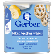 Gerber Banana Cream Teether Wheels 42g