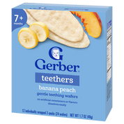 Gerber Banana Peach Teethers 48g