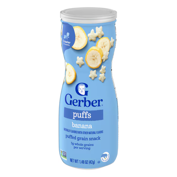Gerber Banana Puffs 42g