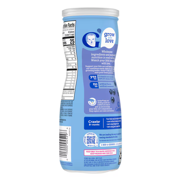 Gerber Blueberry Puffs 42g