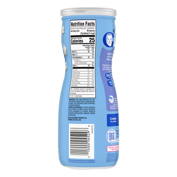 Gerber Blueberry Puffs 42g