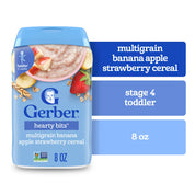 Gerber Hearty Bits Multigrain Banana Apple Strawberry Cereal 227g