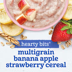 Gerber Hearty Bits Multigrain Banana Apple Strawberry Cereal 227g