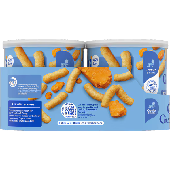 Gerber Lil Crunchies Value Pack 168g
