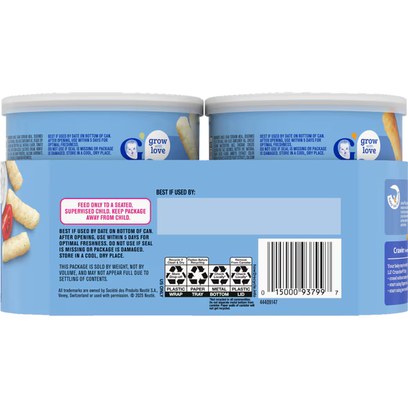 Gerber Lil Crunchies Value Pack 168g