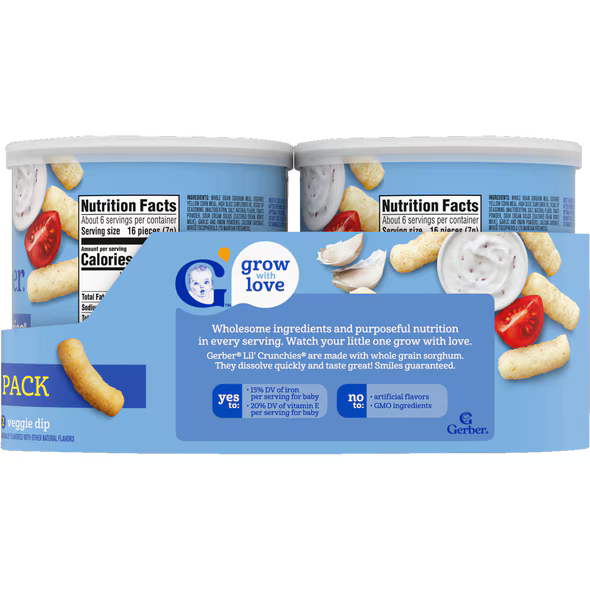 Gerber Lil Crunchies Value Pack 168g