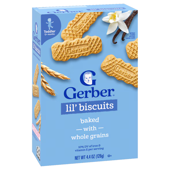 Gerber Lil’ Biscuits 126g