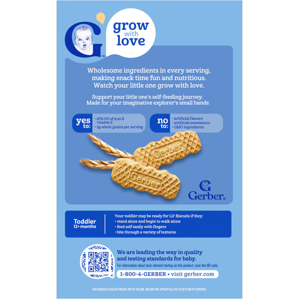 Gerber Lil’ Biscuits 126g