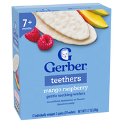 Gerber Mango Raspberry Teethers 48g