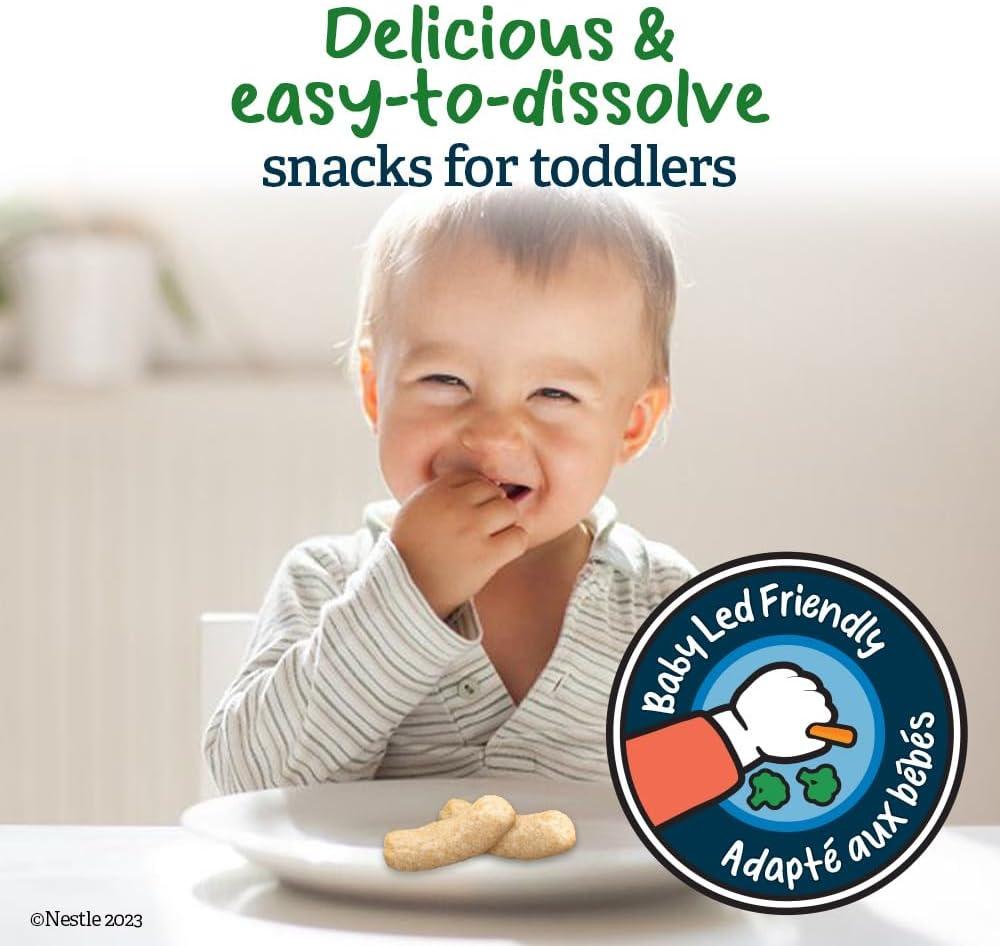 Gerber Organic Lil' Crunchies White Cheddar Brocolli 45g
