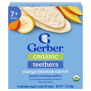 Gerber Organic Mango Banana Carrot Teethers 48g