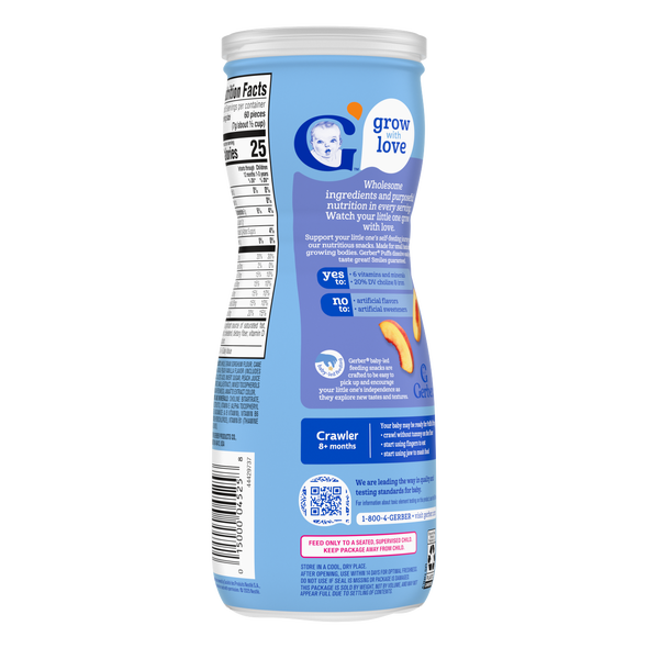 Gerber Peach Puffs 42g