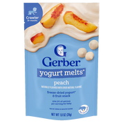 Gerber Peach Yogurt Melts 28g
