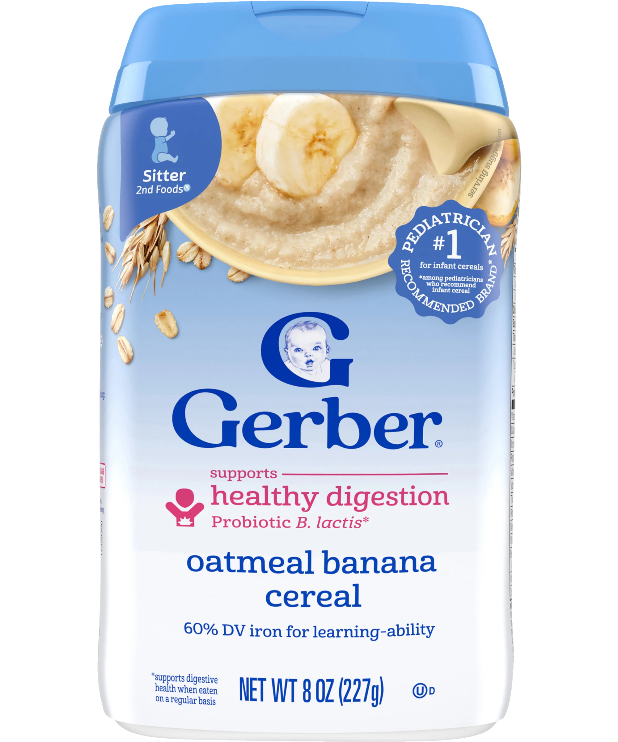 Gerber Probiotic Oatmeal Banana Cereal 227g